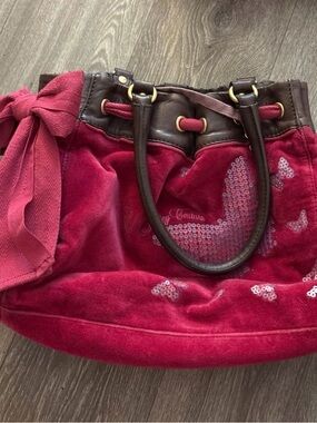 Juicy Couture Daydreamer Y2K Pink Butterfly Handbag